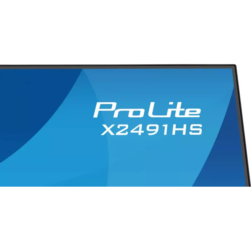 Monitor IIYAMA ProLite X2491HS-B1 23,8 cala (60,5 cm) Full HD IPS LCD, 1920×1080, kąty widzenia 178°, matowy, wbudowane głośniki, VESA, czarny