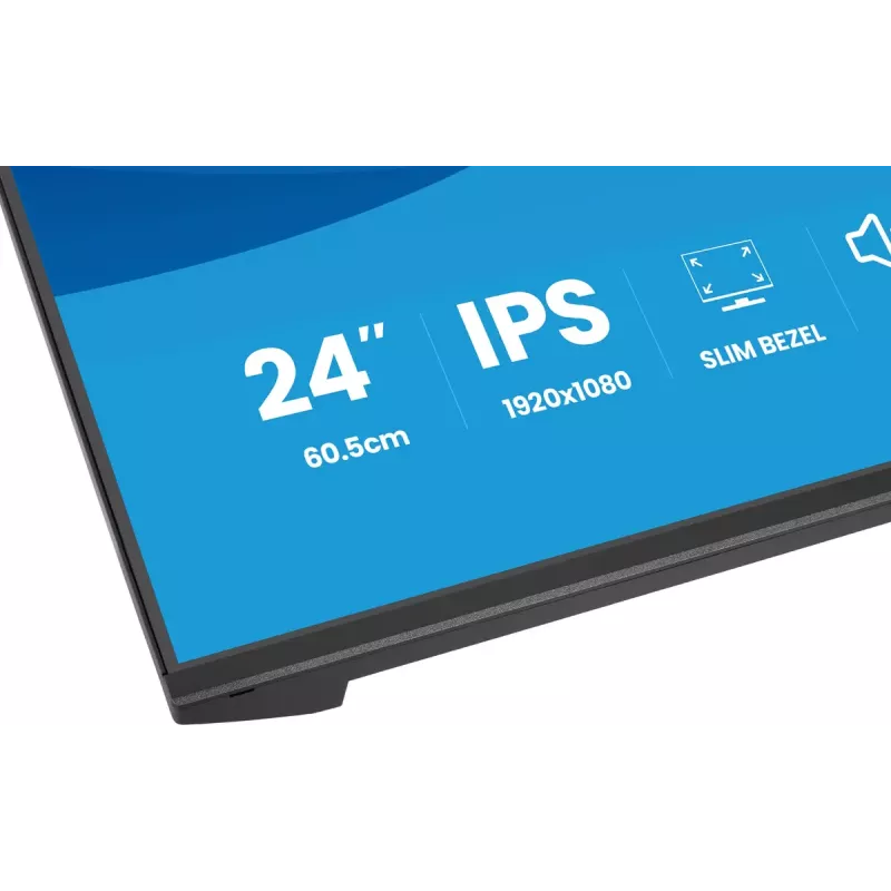 Monitor IIYAMA ProLite X2491HS-B1 23,8 cala (60,5 cm) Full HD IPS LCD, 1920×1080, kąty widzenia 178°, matowy, wbudowane głośniki, VESA, czarny