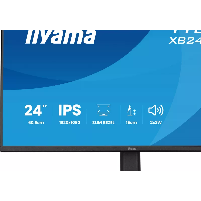 Monitor IIYAMA XB2491HS-B1 60,5 cm (23,8 cala) 16:9 IPS z HDMI, DisplayPort i wbudowanymi głośnikami