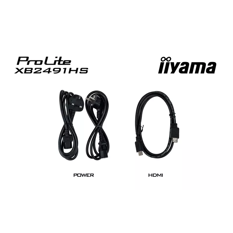 Monitor IIYAMA XB2491HS-B1 60,5 cm (23,8 cala) 16:9 IPS z HDMI, DisplayPort i wbudowanymi głośnikami