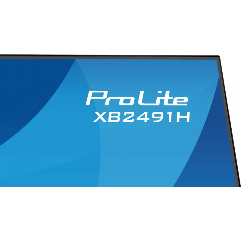 Monitor komputerowy IIYAMA ProLite XB2491H-B1 23,8 cala (60,5 cm) Full HD IPS LCD, 1920×1080, kąt widzenia 178°, VESA, regulacja wysokości, czarny