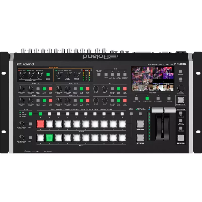 Przełącznik wideo Roland V-160HD Composite USB Type-C 60Hz