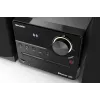 Domowy system mikro audio Sharp XL-B512(BK) — 45 W, pojedynczy odtwarzacz optyczny, radio FM, MP3, gniazda głośnikowe bananowe, czarny