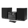 Domowy system mikro audio Sharp XL-B512(BK) — 45 W, pojedynczy odtwarzacz optyczny, radio FM, MP3, gniazda głośnikowe bananowe, czarny