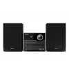 Domowy system mikro audio Sharp XL-B512(BK) — 45 W, pojedynczy odtwarzacz optyczny, radio FM, MP3, gniazda głośnikowe bananowe, czarny