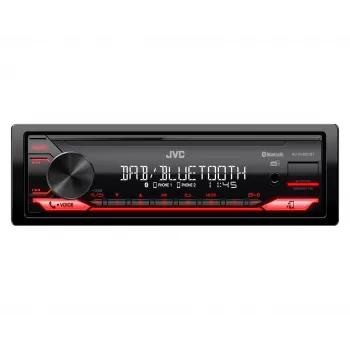 JVC KD-X282DBT radioodtwarzacz samochodowy Czarny 200 W Bluetooth