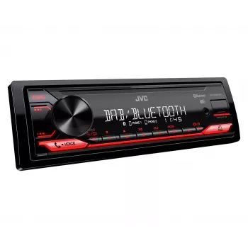 JVC KD-X282DBT radioodtwarzacz samochodowy Czarny 200 W Bluetooth