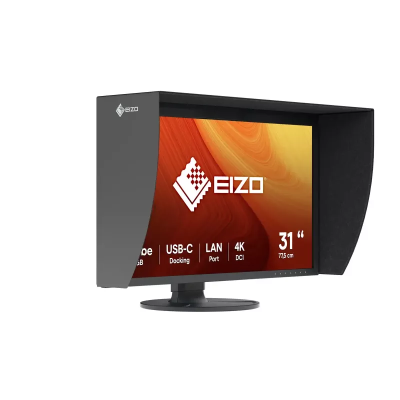 Monitor komputerowy EIZO ColorEdge CG3100X 30,5 cala (77,5 cm) 4096×2160 4K DCI IPS LCD, 17:9, hub USB 3.2, VESA, regulacja wysokości, czarny