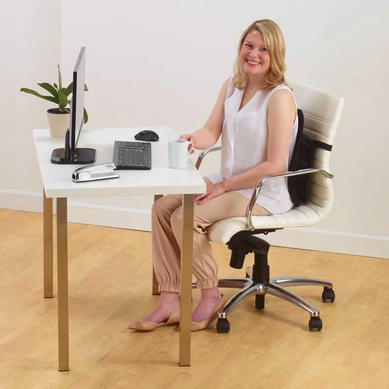 Siatkowe oparcie lędźwiowe Kensington SmartFit Conform