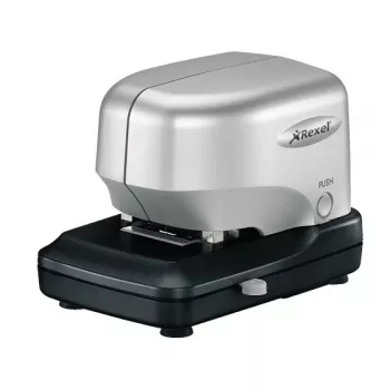 Zszywacz elektryczny nabojowy Rexel Stella30 srebrno-czarny, 30 arkuszy, 5000 zszywek, czarny, srebrny, 215 mm, 196 mm, 138 mm