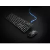 Zestaw biurkowy Kensington KM270 EQ z akumulatorkami – bezprzewodowy, bezprzewodowy, RF bezprzewodowy + Bluetooth, membranowy, QWERTZ, czarny, mysz w zestawie