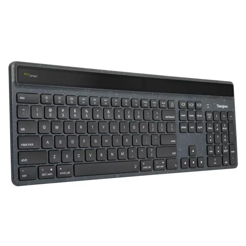 Targus Sustainable Energy Harvesting EcoSmart klawiatura Bluetooth QWERTZ niemiecka czarna