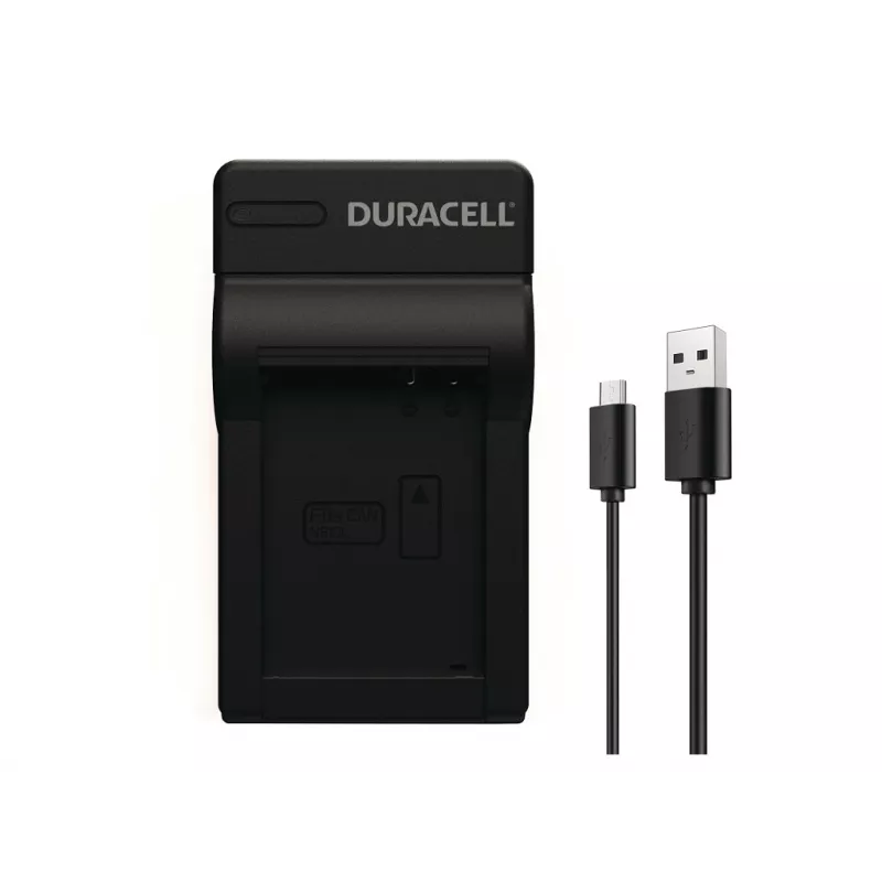 Duracell Cyfrowy aparat Ładowarka do baterii, USB, Wewnętrzna ładowarka do baterii, Canon NB-10L, Czarny, 5 V, 5 V