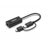 Przejściówka Origin Storage USB3.0 lub USB-C (z adapterem USB-C męski na USB3.0 żeński) na RJ45 Gigabit