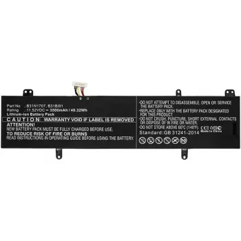 Część zamienna do laptopa CoreParts MBXAS-BA0178 Bateria
