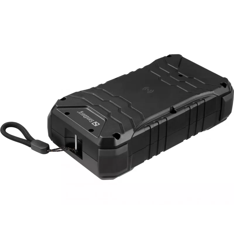 Sandberg Survivor Powerbank 27000 PD65W, 27000 mAh, Power Delivery, Quick Charge 3.0, Ładowanie bezprzewodowe, Czarny