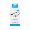 Sandberg Headset converter(mobile) PC, 2 x 3.5mm, Męski, 3.5mm, Żeński, Czarny
