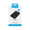 Sandberg USB Wired Numeric Keypad, USB, 19, Laptop/PC, 1,5 m, Czarny