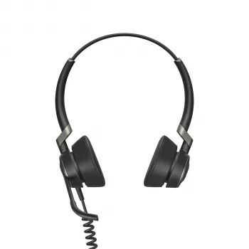 Jabra Engage 50 Stereo, przewodowy, biuro/centrum obsługi klienta, 20 - 20000 Hz, 96 g, zestaw słuchawkowy, czarny
