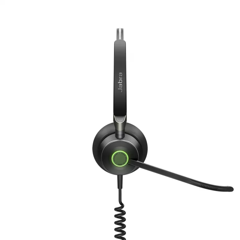 Jabra Engage 50 Stereo, przewodowy, biuro/centrum obsługi klienta, 20 - 20000 Hz, 96 g, zestaw słuchawkowy, czarny