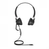 Jabra Engage 50 Stereo, przewodowy, biuro/centrum obsługi klienta, 20 - 20000 Hz, 96 g, zestaw słuchawkowy, czarny