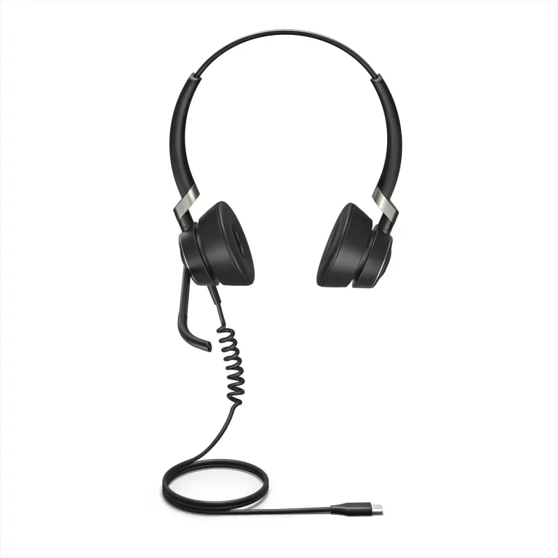 Jabra Engage 50 Stereo, przewodowy, biuro/centrum obsługi klienta, 20 - 20000 Hz, 96 g, zestaw słuchawkowy, czarny