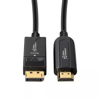Microconnect DP-HDMI-3000V1.4OP adapter kabla wideo 30 m DisplayPort HDMI Typ A (Standard) Czarny