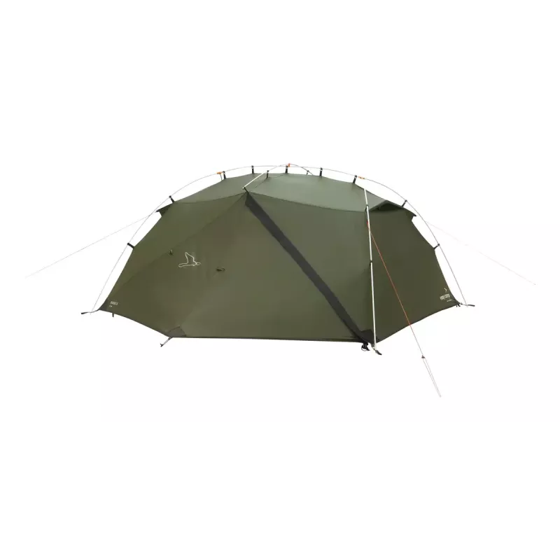 Namiot kopułowy/Igloo easy camp Rago 3 — 3-osobowy, ciemnozielony, tropik i podłoga z poliestru, stelaż aluminiowy, 220×290 cm, wys. 1,1 m