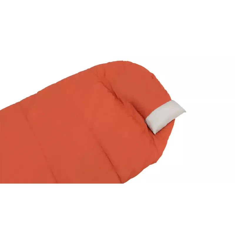 Śpiwór Outwell 230477 dla dorosłych półprostokątny poliester 2250×850 mm 1,8 kg pomarańczowy