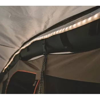 Namiot tunelowy easy camp Brimnes 5 Air — 5-osobowy, 470×320×195 cm, tropik poliestrowy, podłoga polietylenowa, stelaż z włókna szklanego, wodoodporność 3 m