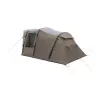 Namiot tunelowy easy camp Senja 4 Air — 4-osobowy, sztywny stelaż, wodoszczelny tropik 3 m, 460×260×195 cm, brązowy