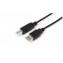 Microconnect USBAB05B kabel USB USB 2.0 0,5 m USB A USB B Czarny