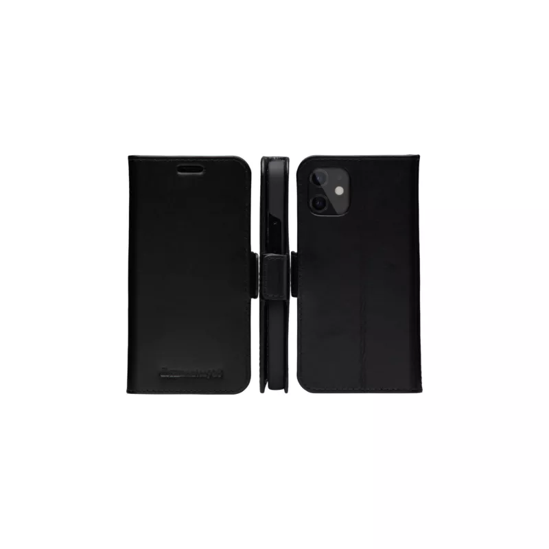 Etui portfelowe dbramante1928 Copenhagen cienki iPhone 12 mini Czarny