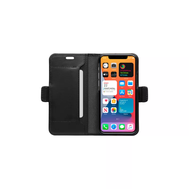 Etui portfelowe dbramante1928 Copenhagen cienki iPhone 12 mini Czarny