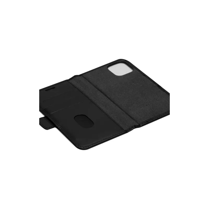 Etui portfelowe dbramante1928 Lynge do iPhone 12 mini 5,4 cala – czarne, 3 kieszenie na karty