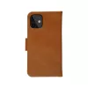 Etui portfelowe dbramante1928 Lynge do iPhone 12 mini (5.4 cala) — Tan, 3 kieszenie na karty, podstawka na biurko