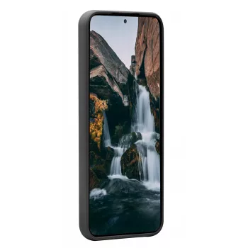 Etui na telefon dbramante1928 Nuuk do Samsung Galaxy S22, z tworzywa sztucznego z recyklingu, pasuje do ekranu 6,1 cala, Czarny