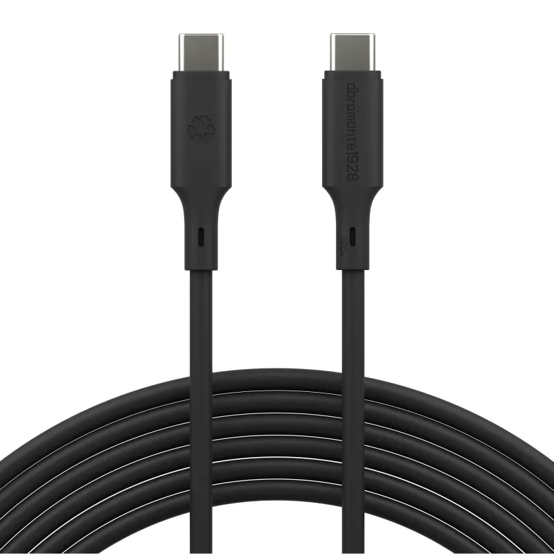 dbramante1928 Bulk - IT - kabel - 3m USB-C/USB-C 100W - BLK, 3 m, USB C, USB C, USB 2.0, 0.48 Gbit/s, Czarny