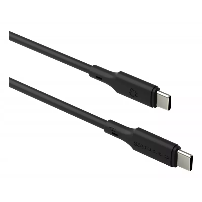 dbramante1928 Bulk - IT - kabel - 3m USB-C/USB-C 100W - BLK, 3 m, USB C, USB C, USB 2.0, 0.48 Gbit/s, Czarny