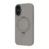 Etui na telefon dbramante1928 Roskilde MS Kick ICON do Apple iPhone 17, szary monochromatyczny, podstawka na biurko
