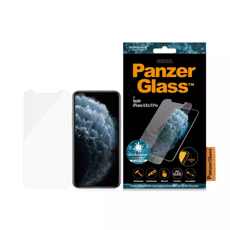 PanzerGlass ® Ochrona ekranu iPhone 11 Pro | Xs | X | Standard Fit