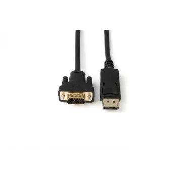 Kabel wideo Microconnect DP-VGA-MM-300 DisplayPort do VGA 2 m czarny