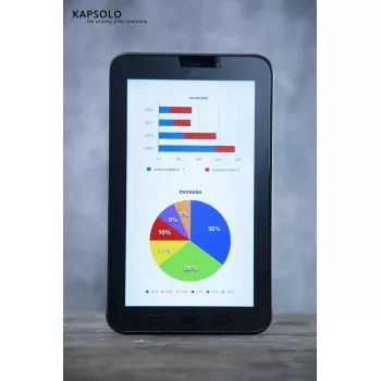 Folia ochronna Kapsolo do iPad Mini 6 — antybakteryjna, twardość 2H, przepuszczalność światła 86%, pasuje do wyświetlaczy do 20,1 cm (7,9 cala)