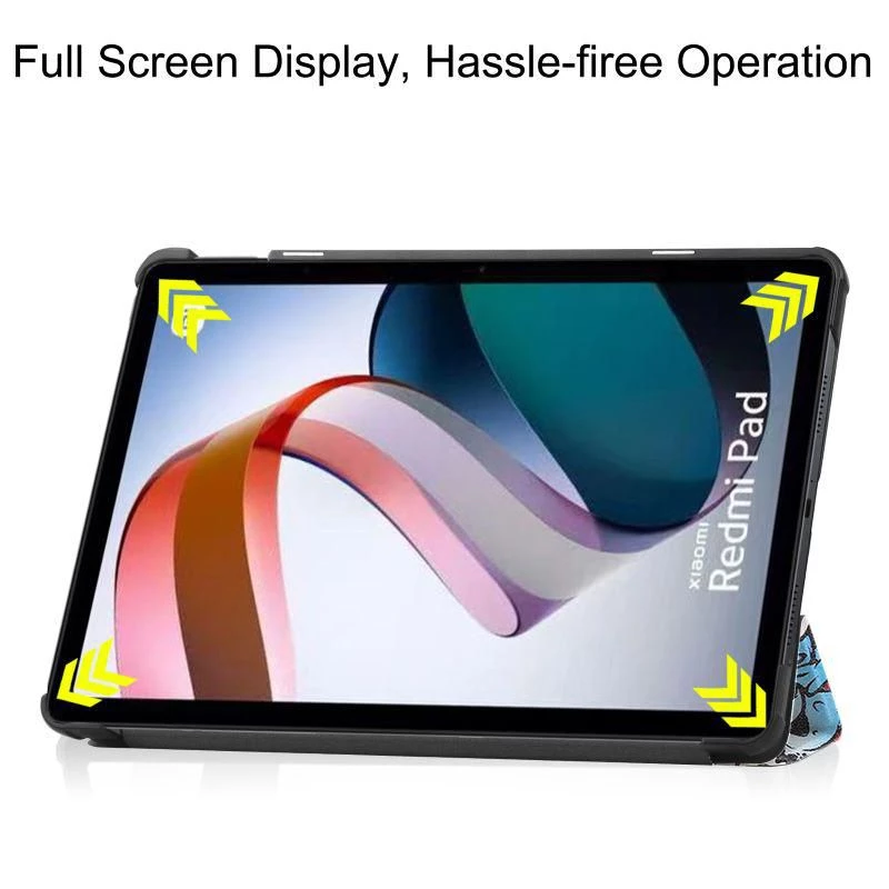 CoreParts TABX-XMI-COVER9 etui na tablet 26,9 cm (10,6 cala) Etui z klapką Wielokolorowy