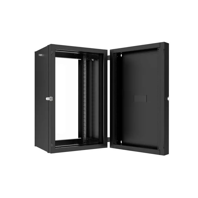 Lanview RWP20U45BL-D szafa rack 20U Szafa naścienna Czarna