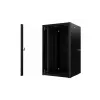 Lanview RWP20U45BL-D szafa rack 20U Szafa naścienna Czarna