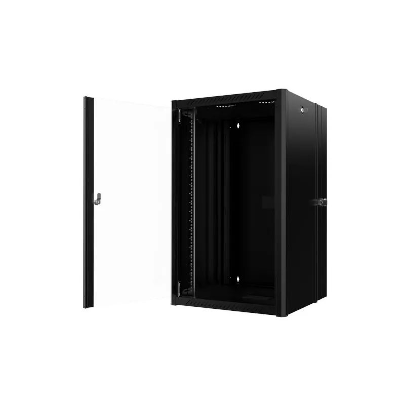 Lanview RWP20U45BL-D szafa rack 20U Szafa naścienna Czarna
