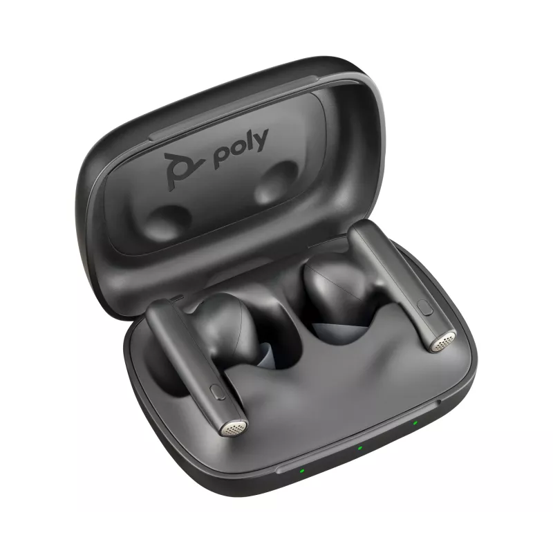 HP Poly Voyager Free 60 UC Carbon Czarny Earbuds +BT700 USB-C Adapter +Basic Charge Case