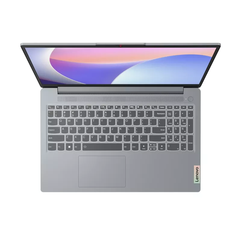 Laptop Lenovo IdeaPad cienki 3 15IAH8 — Intel Core i5-12450H, 15,6 cala FHD, 8 GB LPDDR5, 512 GB SSD, Wi‑Fi 6, Windows 11 Home, szary