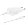 Samsung EP-T2510X uniwersalna biała szybka ładowarka USB-C do użytku wewnętrznego